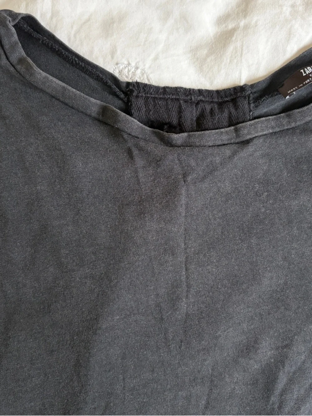 Zara Dark Grey Short Sleeve Tee - Picture 6 of 6